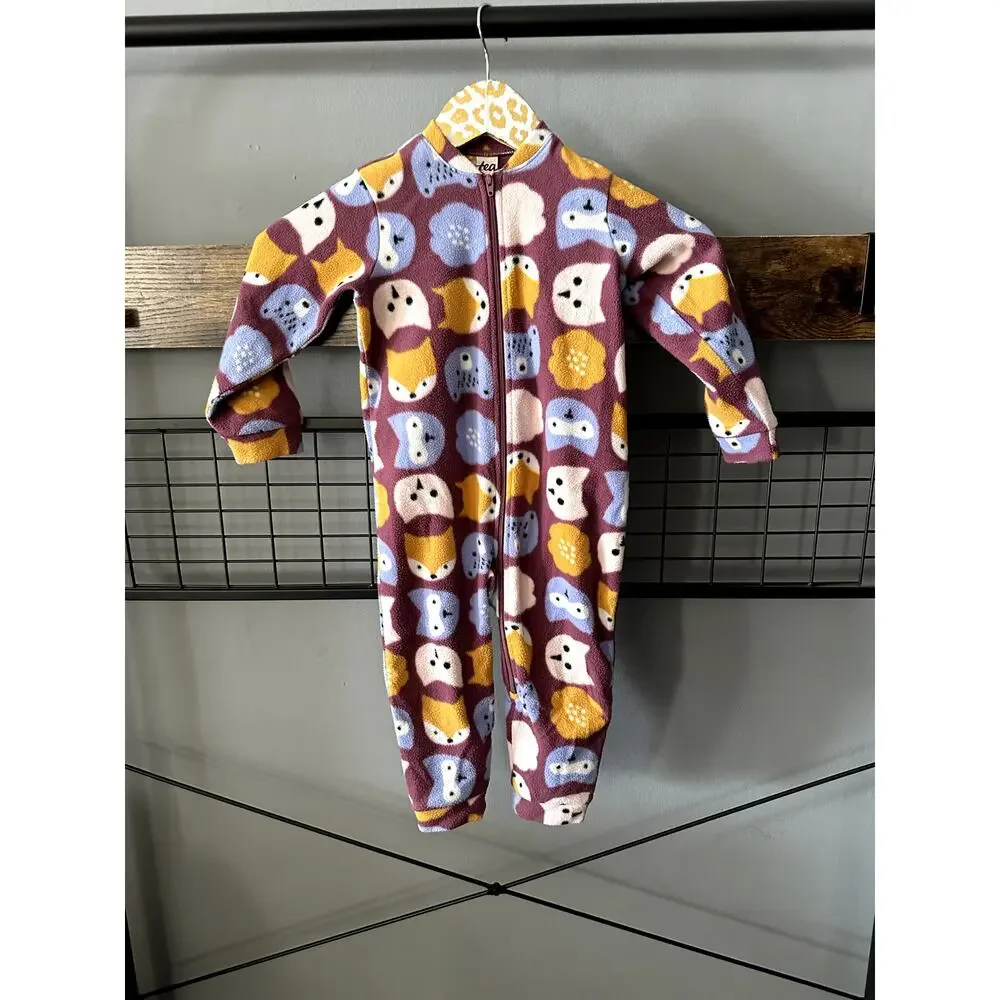 Tea Fleece One Piece Sleeper | Size 18-24 Months